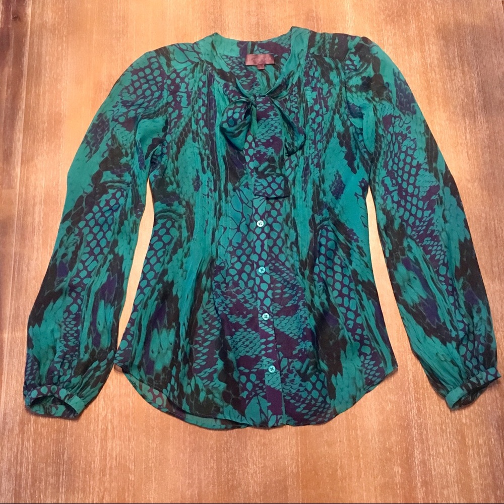 Stunning Hale Bob silk blouse!!